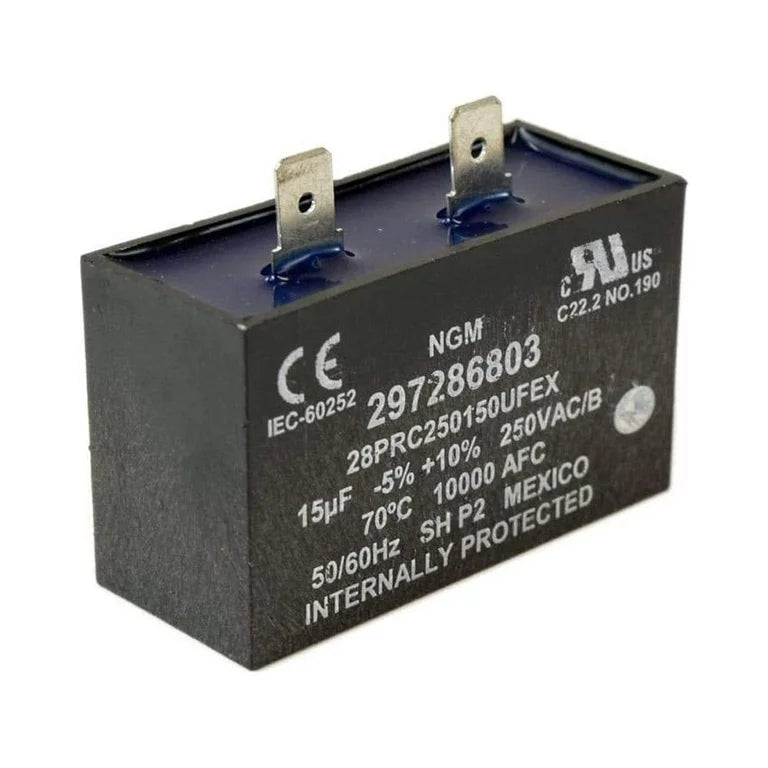 Kenmore Refrigerator Run Capacitor 297286803 Kenmore Refrigerator Run Capacitor 297286803